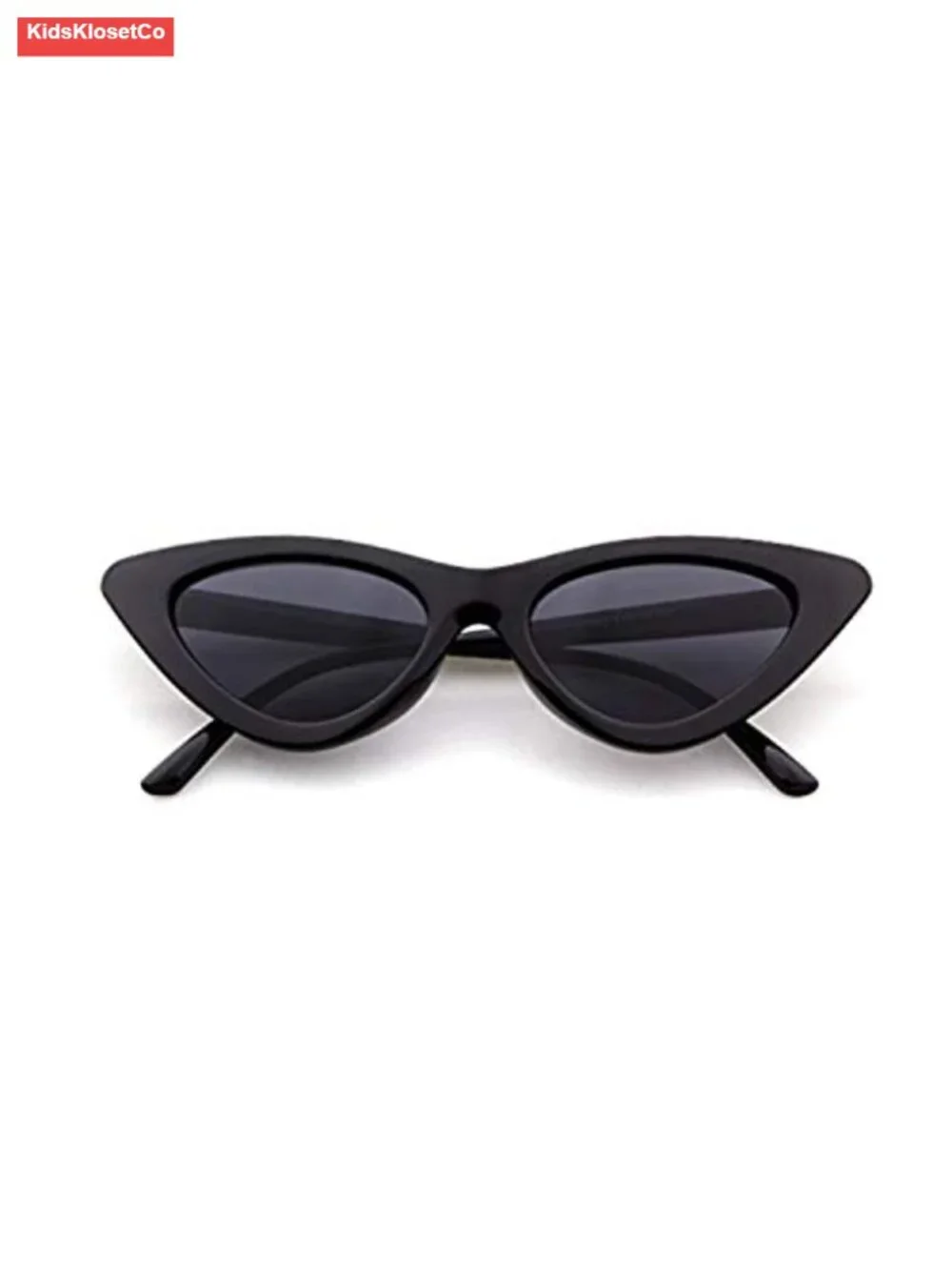 Retro Cat Eye Sunglasses for Kids UV400 Protection Metal Frame